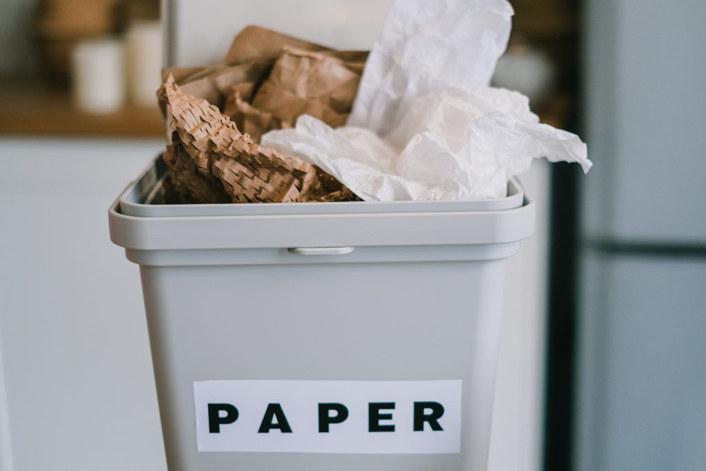 Paper clutter can take over your house. 